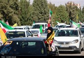 کاروان خودرویی 40 کیلومتری مردم کرمان در 12 فروردین