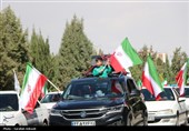 کاروان خودرویی 40 کیلومتری مردم کرمان در 12 فروردین