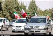 کاروان خودرویی 40 کیلومتری مردم کرمان در 12 فروردین