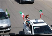 کاروان خودرویی 40 کیلومتری مردم کرمان در 12 فروردین