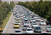 کاروان خودرویی 40 کیلومتری مردم کرمان در 12 فروردین