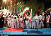 حضور ورزشکاران در حماسه مردم کرمانشاه
