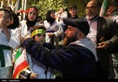 حضور ورزشکاران در حماسه مردم کرمانشاه