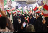 وداع با پیکر 2 شهید حملات آمریکایی صهیونی در بوشهر