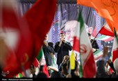 وداع با پیکر 2 شهید حملات آمریکایی صهیونی در بوشهر