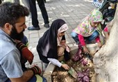 زندگی در تهران جاری است؛ لبخند خانواده‌ها در بوستان قائم