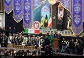 وداع مردم قم با پیکر شهید سپهبد موسوی
