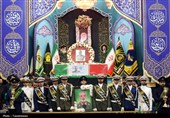 وداع مردم قم با پیکر شهید سپهبد موسوی