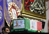 وداع مردم قم با پیکر شهید سپهبد موسوی