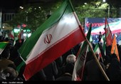 وداع باشکوه مردم کرمان با شهدای اقتدار در میدان کوثر