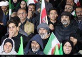 وداع باشکوه مردم کرمان با شهدای اقتدار در میدان کوثر
