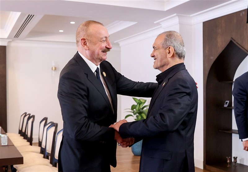 Pezeshkian, Aliyev Discuss US-Israeli Aggression, Regional Stability