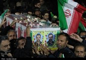 وداع باشکوه مردم کرمان با شهدای اقتدار در میدان کوثر