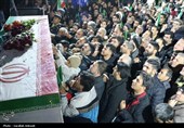 وداع باشکوه مردم کرمان با شهدای اقتدار در میدان کوثر