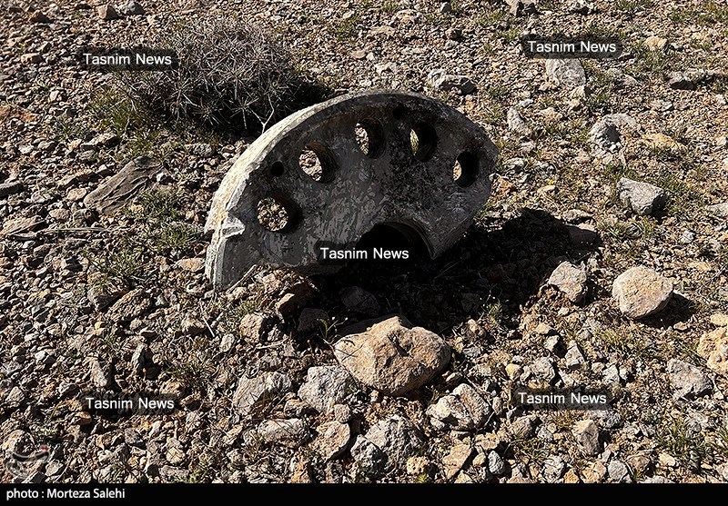 تصاویر اختصاصی تسنیم از انهدام جنگنده  در آسمان مرکزی ایران