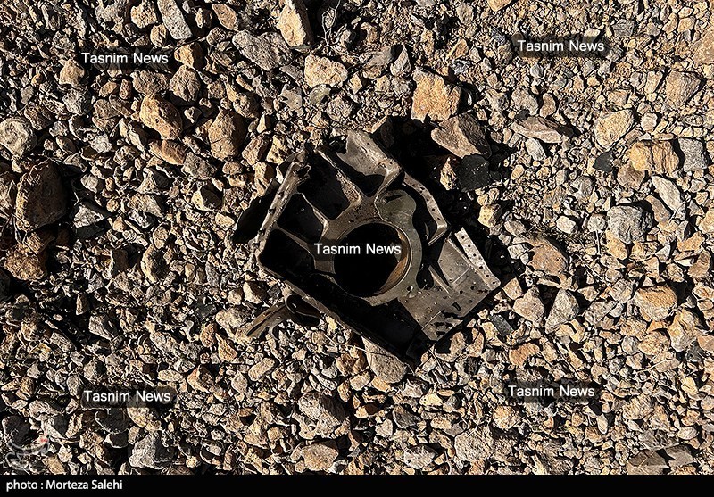 تصاویر اختصاصی تسنیم از انهدام جنگنده  در آسمان مرکزی ایران