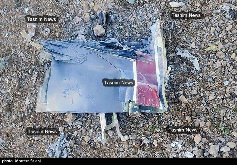 تصاویر اختصاصی تسنیم از انهدام جنگنده  در آسمان مرکزی ایران