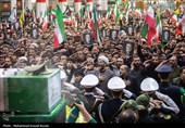 آئین وداع با پیکر مطهر سپهبد شهید عبدالرحیم موسوی