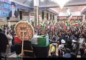 آئین وداع با پیکر مطهر سپهبد شهید عبدالرحیم موسوی