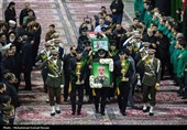 آئین وداع با پیکر مطهر سپهبد شهید عبدالرحیم موسوی