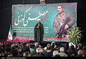 تشییع پیکر شهید مصطفی کوزئی در اندوهجرد