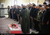 تشییع پیکر شهید مصطفی کوزئی در اندوهجرد