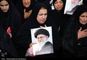 تشییع پیکر شهید مصطفی کوزئی در اندوهجرد