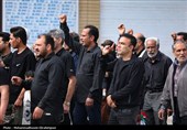 تشییع پیکر شهید مصطفی کوزئی در اندوهجرد