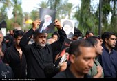 تشییع پیکر شهید مصطفی کوزئی در اندوهجرد