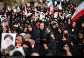 تشییع پیکر شهید مصطفی کوزئی در اندوهجرد