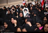 تشییع پیکر شهید مصطفی کوزئی در اندوهجرد