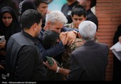 تشییع پیکر شهید مصطفی کوزئی در اندوهجرد