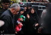 تشییع پیکر شهید مصطفی کوزئی در اندوهجرد