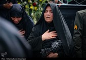 تشییع پیکر شهید مصطفی کوزئی در اندوهجرد