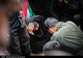 تشییع پیکر شهید مصطفی کوزئی در اندوهجرد