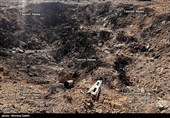 تصاویر اختصاصی تسنیم از انهدام جنگنده  در آسمان مرکزی ایران
