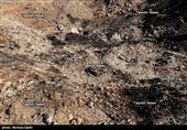 تصاویر اختصاصی تسنیم از انهدام جنگنده  در آسمان مرکزی ایران