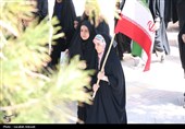 تشییع شهیدان حسینخانی و آذرآیین از مصلی کرمان