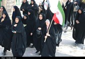 تشییع شهیدان حسینخانی و آذرآیین از مصلی کرمان