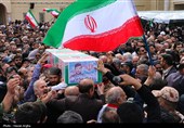 تشییع پیکر شهدای حملات آمریکایی صهیونی در زنجان