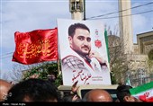 تشییع پیکر شهدای حملات آمریکایی صهیونی در زنجان