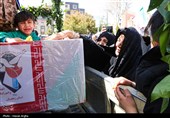 تشییع پیکر شهدای حملات آمریکایی صهیونی در زنجان