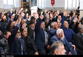 مراسم گرامیداشت شهید علی محمدی در روستای بوئین سلطانیه