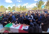 پیکر 2 شهید حمله به پل B1 تشییع شد