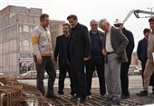 تداوم عملیات عمرانی بازار خشکبار اردبیل