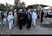 حضور نماینده ولی فقیه در هرمزگان در گلزار شهدای دانش‌آموز میناب