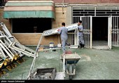 آسیب حملات صهیونیستی آمریکایی به بیمارستان روانپزشکی دل‌آرام در تهران
