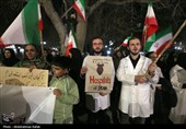اجتماع کادر سلامت و درمان در محکومیت حمله امریکایی صهیونی به مراکز درمانی و آموزشی- همدان