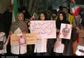 اجتماع کادر سلامت و درمان در محکومیت حمله امریکایی صهیونی به مراکز درمانی و آموزشی- همدان