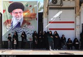 تشییع و تدفین پیکر پاسدار شهید مرتضی وفاپور در گلزار شهدای لارستان